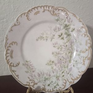 Beautiful H & C France brand, bone china plate